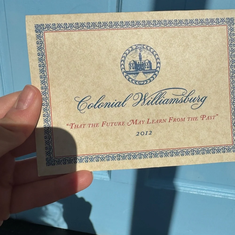 Colonial Williamsburg Collectible Ornament 2012